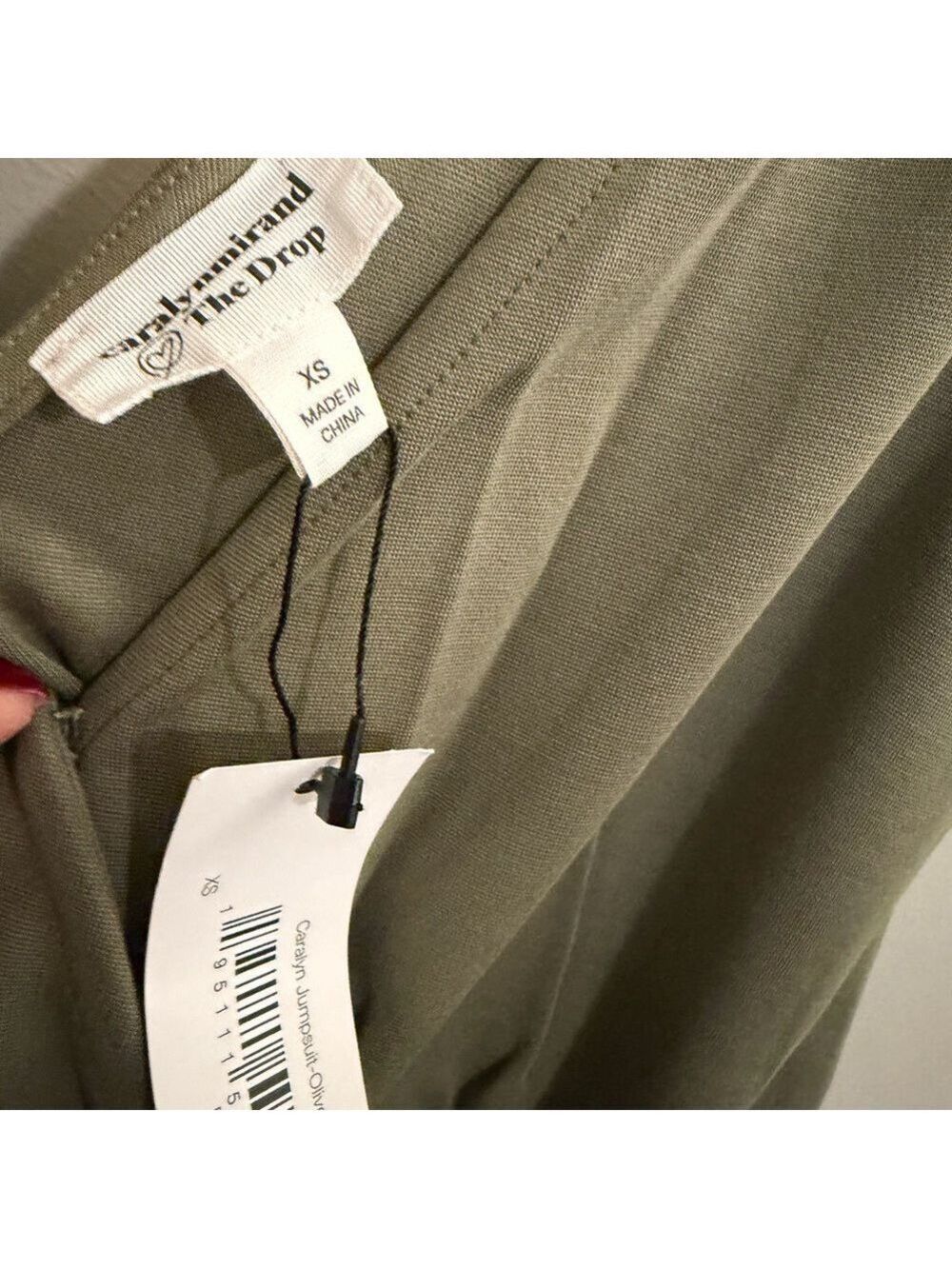 The Drop Women's @caralynmirand Sleeveless Wrap Jumpsuit - Picture 7 of 8